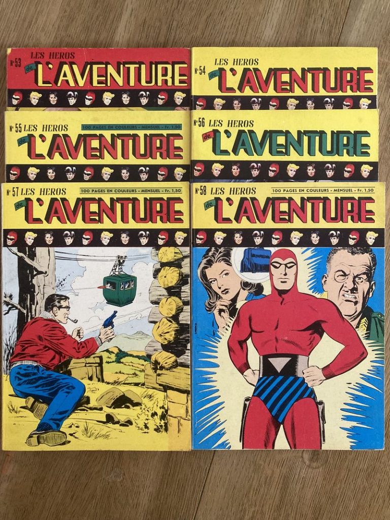 bande dessinée recit complet les héros de l'aventure